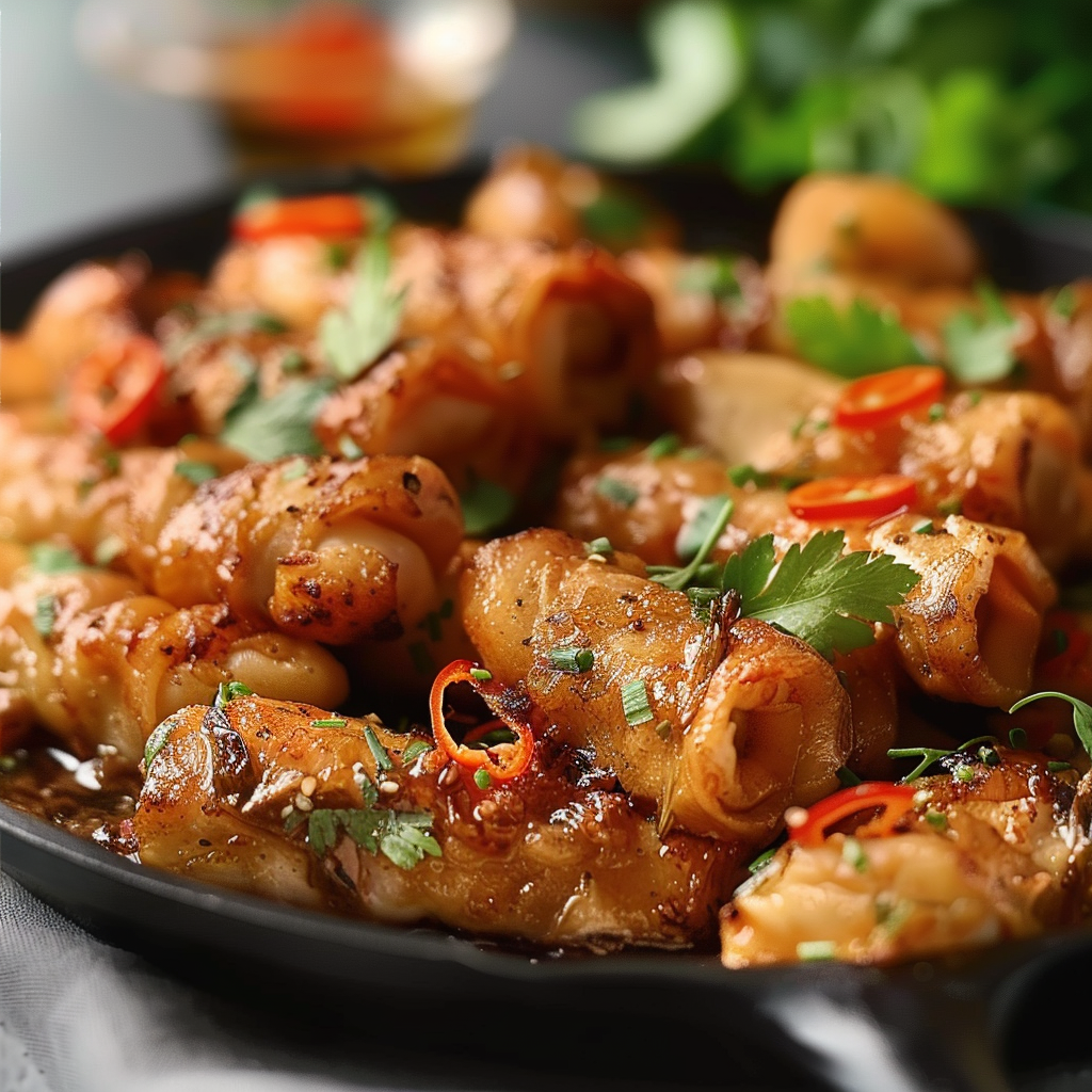 nems au poulet et crevettes depuis recettemoderne.com