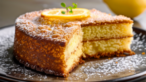 Recette de Gâteau de Semoule à la Noix de Coco et au Citron