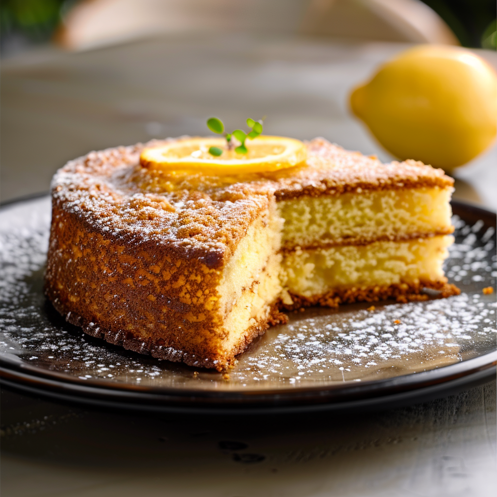 Recette de Gâteau de Semoule à la Noix de Coco et au Citron