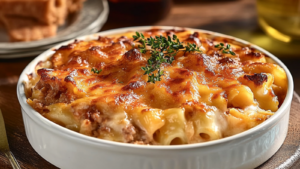 gratin de pâtes au thon