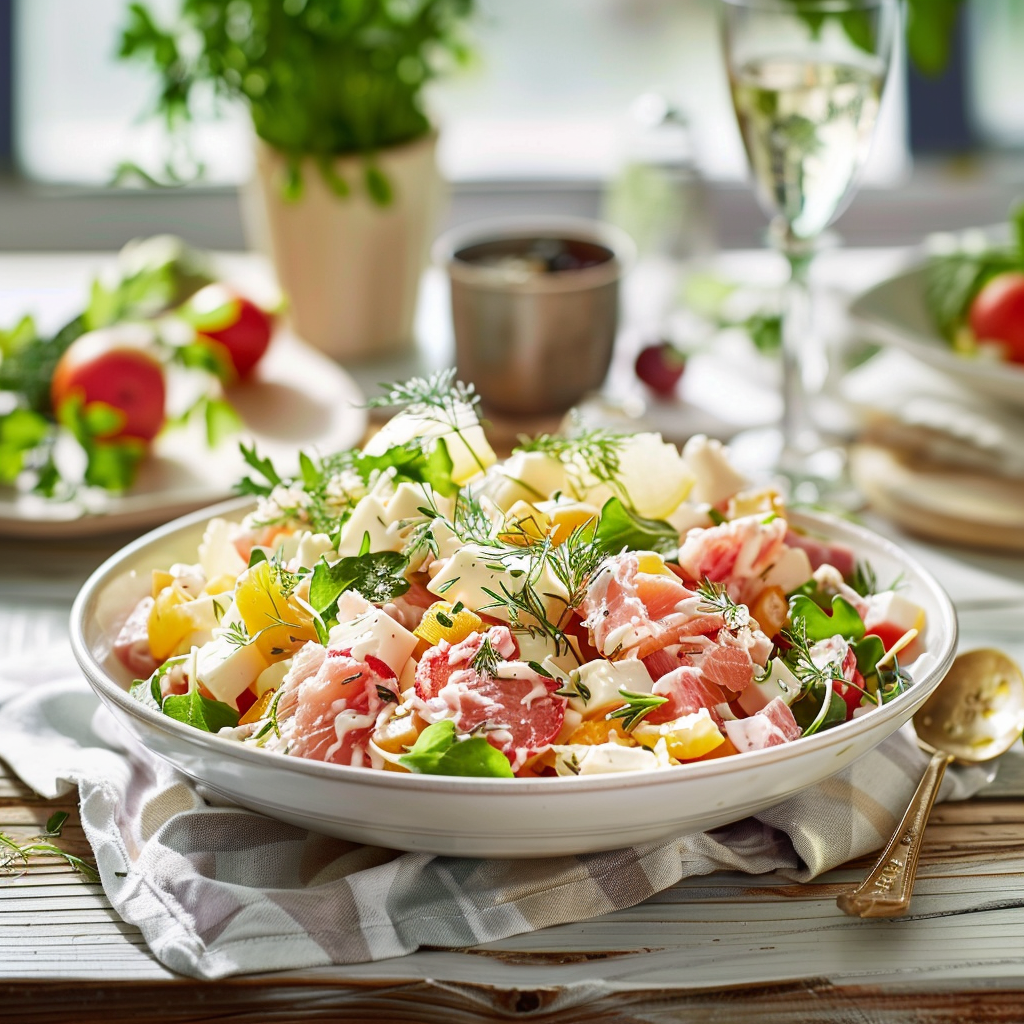 Salade Piémontaise Traditionnelle depuis recettemoderne.com