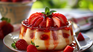 Pudding à la Fraise