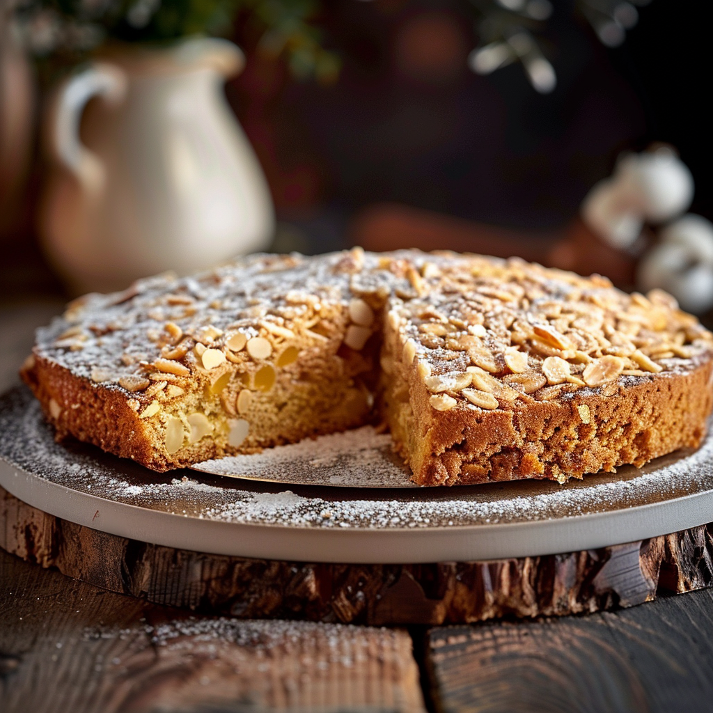 Gâteau d'Amandes de Belle-Maman depuis recettemoderne.com