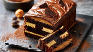 Recette facile du gâteau marbré au chocolat