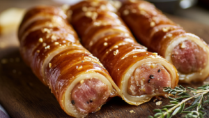 feuilletés à la saucisse