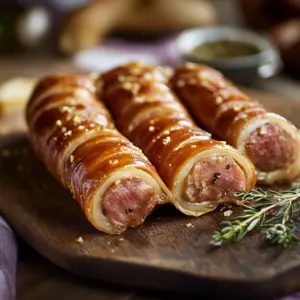 feuilletés à la saucisse