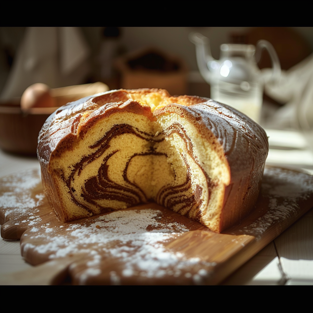 Recette de Génoise Marbrée