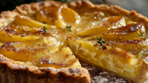 tarte aux pommes façon quiche