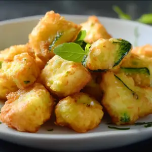 beignets de courgettes à la cuillère