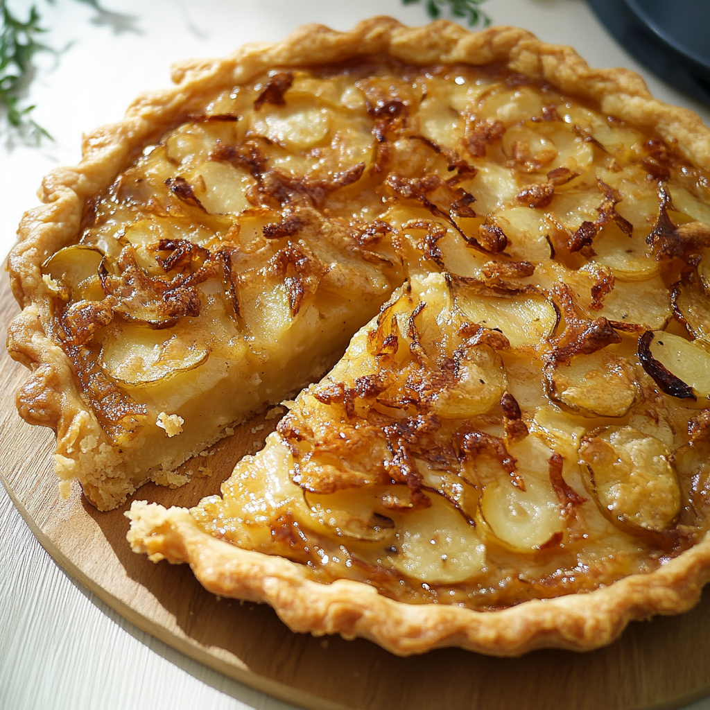 Tarte aux Oignons Alsacienne