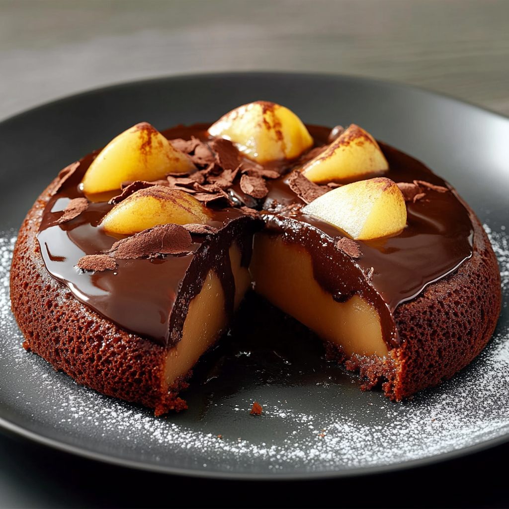 Gâteau poires chocolat