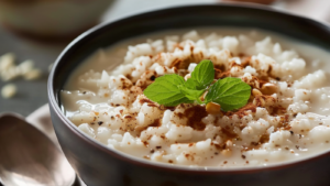Délicieux riz au lait au four