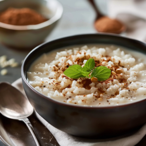 Délicieux riz au lait au four