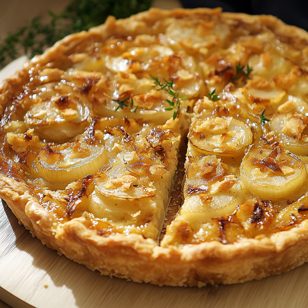 Tarte aux Oignons Alsacienne
