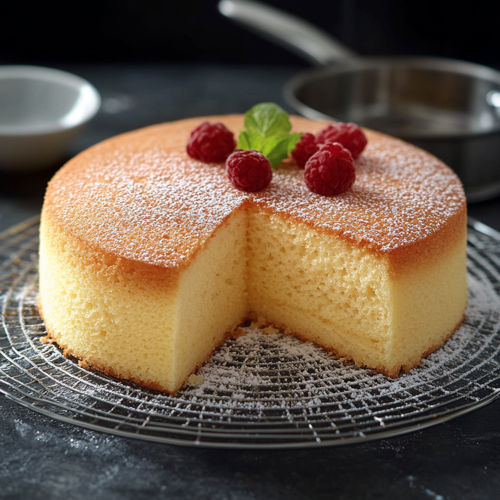 gâteau éponge trois ingrédients