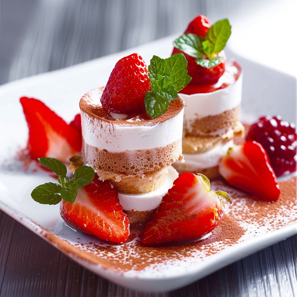 Délicieux Tiramisu Fraises et Spéculoos