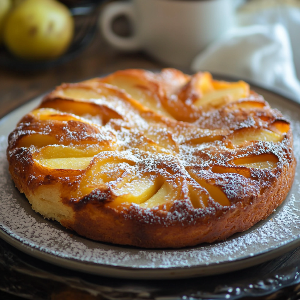 Gâteau à la poêle aux pommes