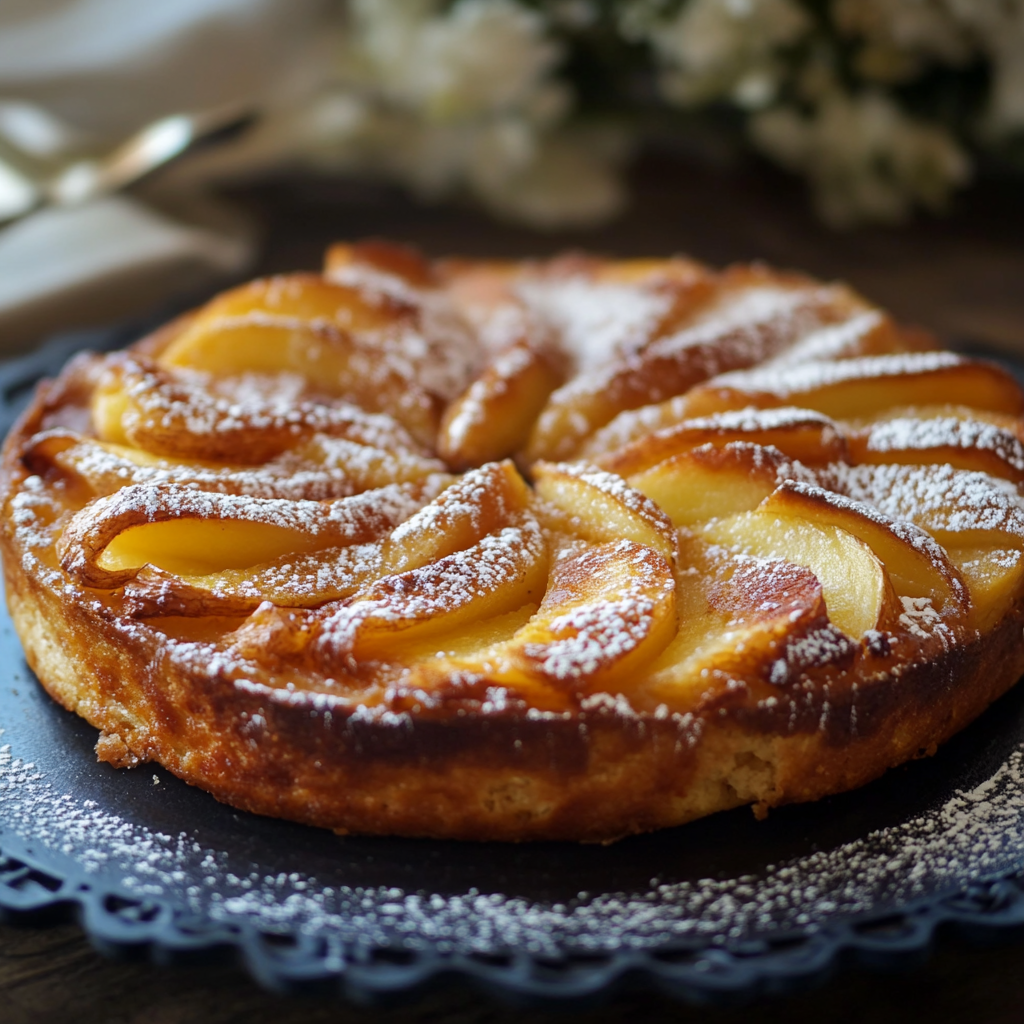 Gâteau à la poêle aux pommes
