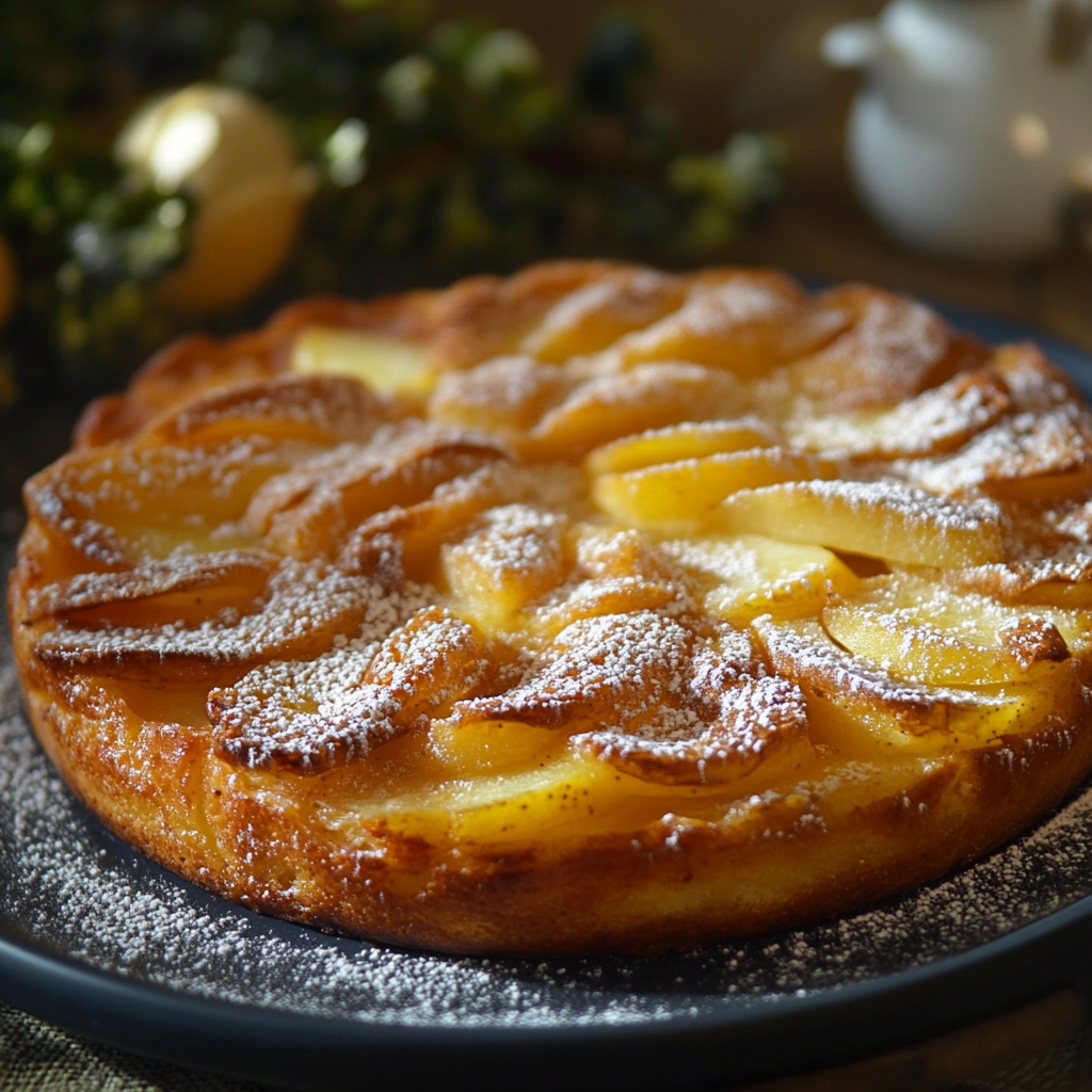 Gâteau à la poêle aux pommes