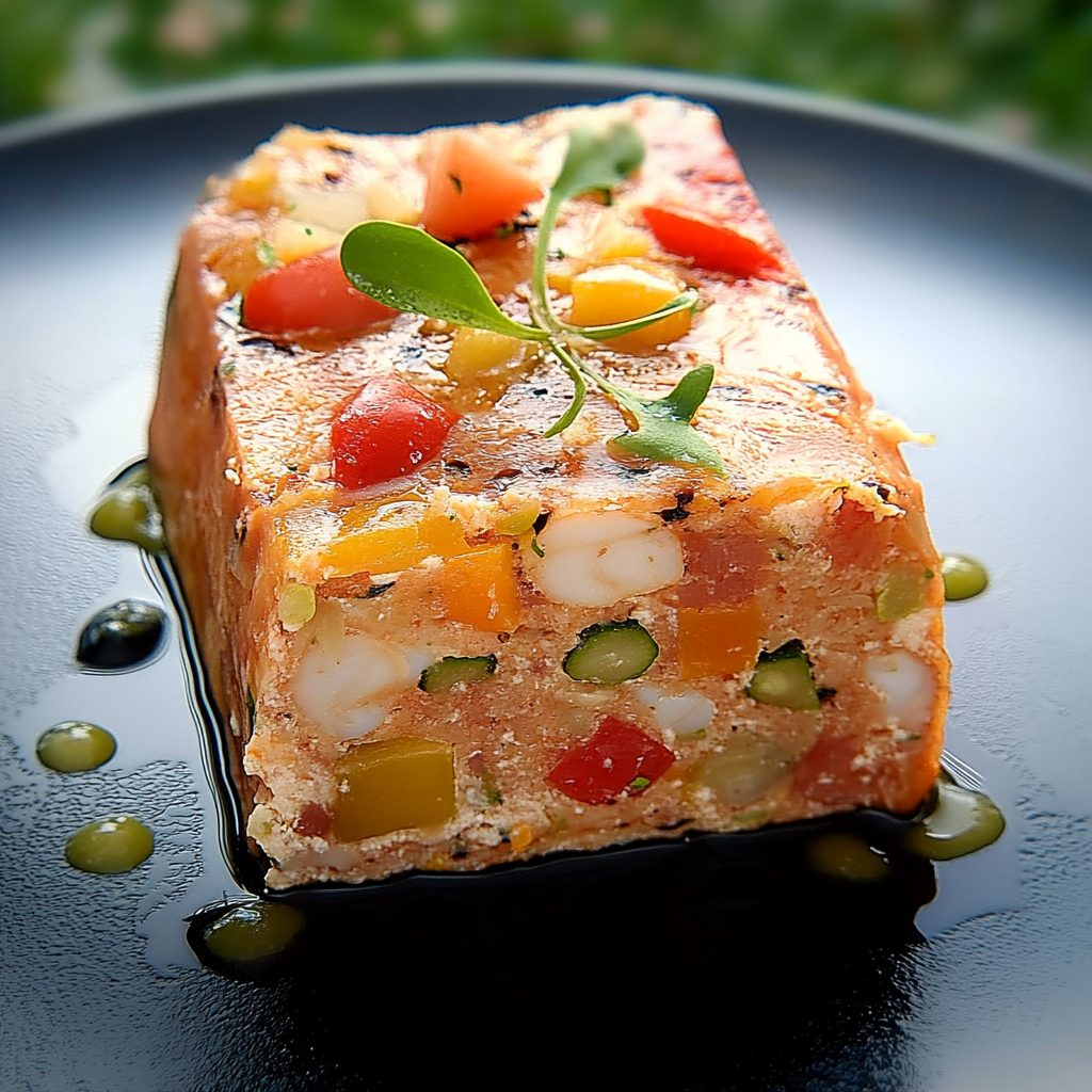 terrine de thon froide aux légumes