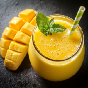 Milkshake Mangue-Banane Orange