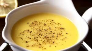 sauce au citron pour poisson