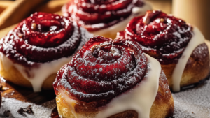Petits Pains à la Cannelle Rouge Velours