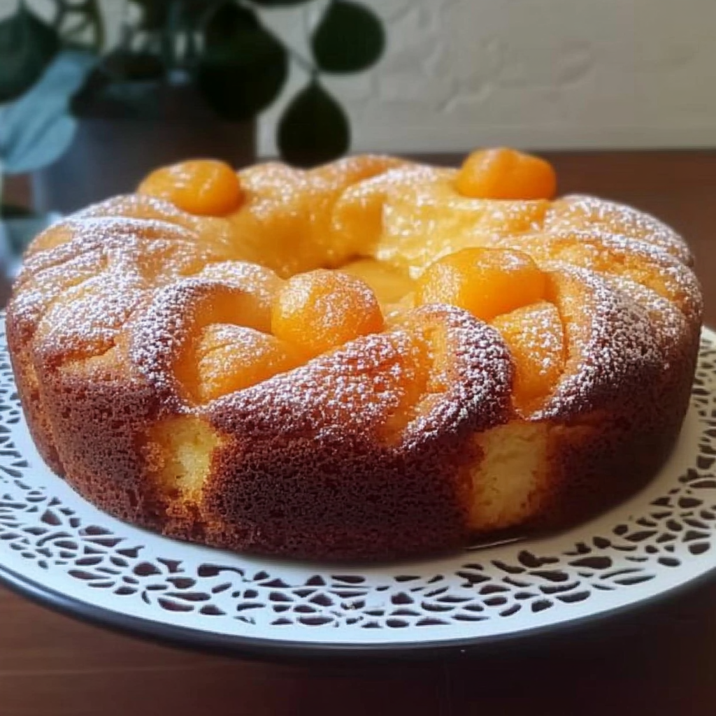 Cake au yaourt aux abricots
