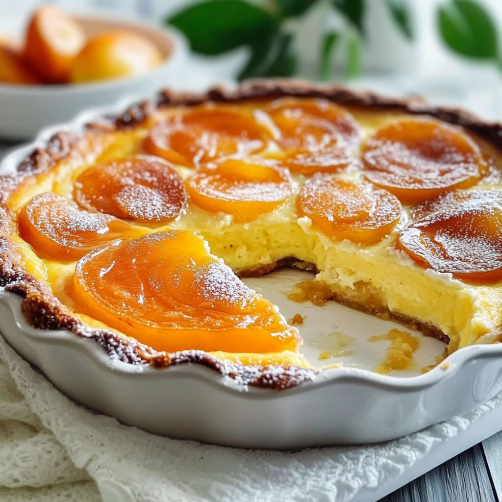 clafoutis aux abricots sans matière grasse