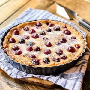 recette clafoutis cerises