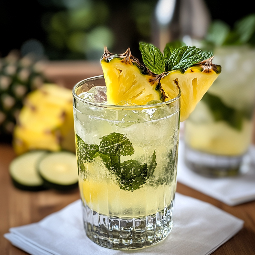 Cocktail Mojito à l'Ananas