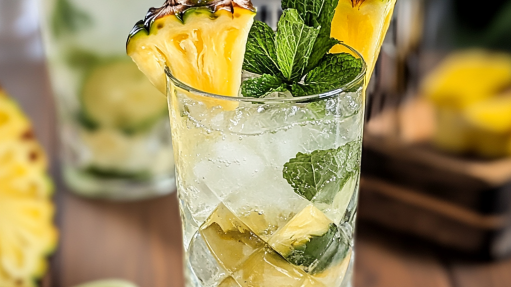 Cocktail Mojito à l'Ananas
