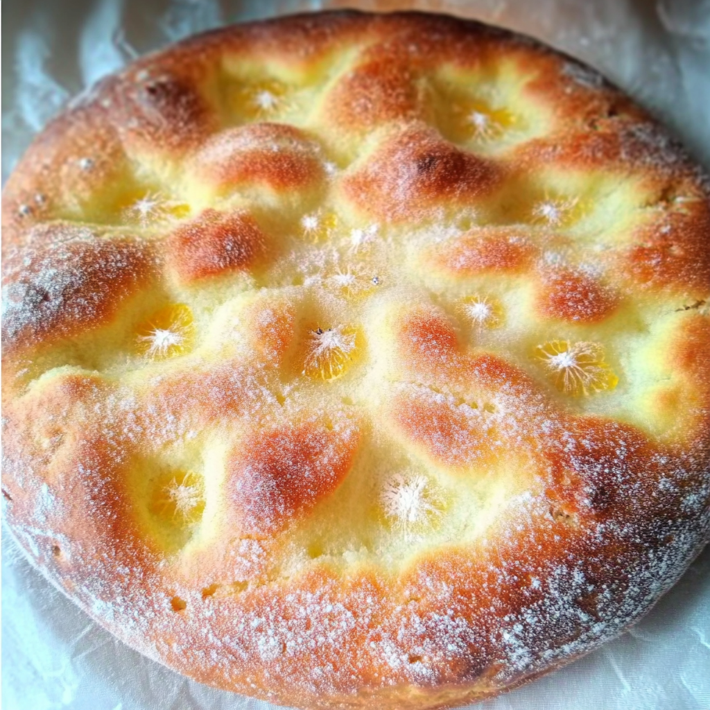 Fougasse sucrée à la fleur d'oranger