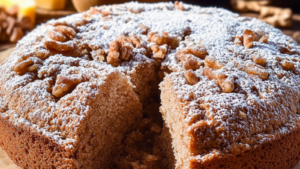 Gâteau moelleux aux noix