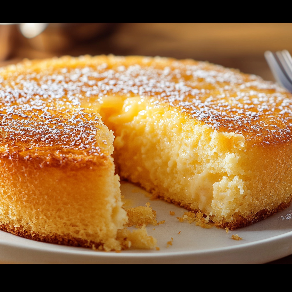 le Gâteau au lait et semoule