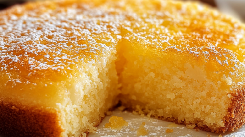 le Gâteau au lait et semoule