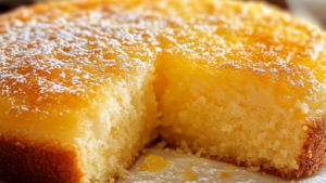 le Gâteau au lait et semoule