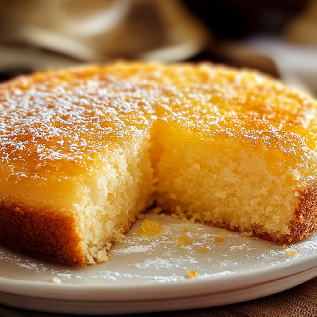 le Gâteau au lait et semoule