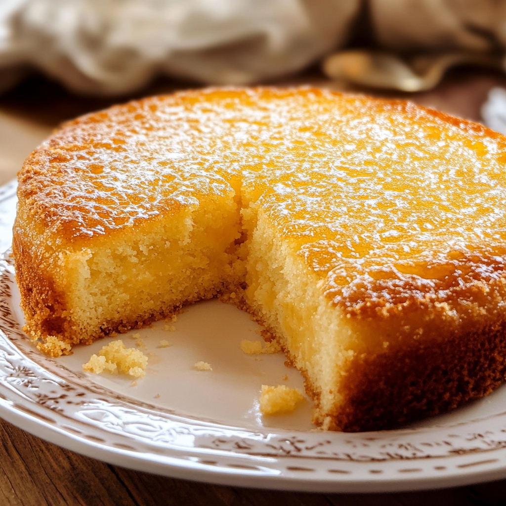 le Gâteau au lait et semoule