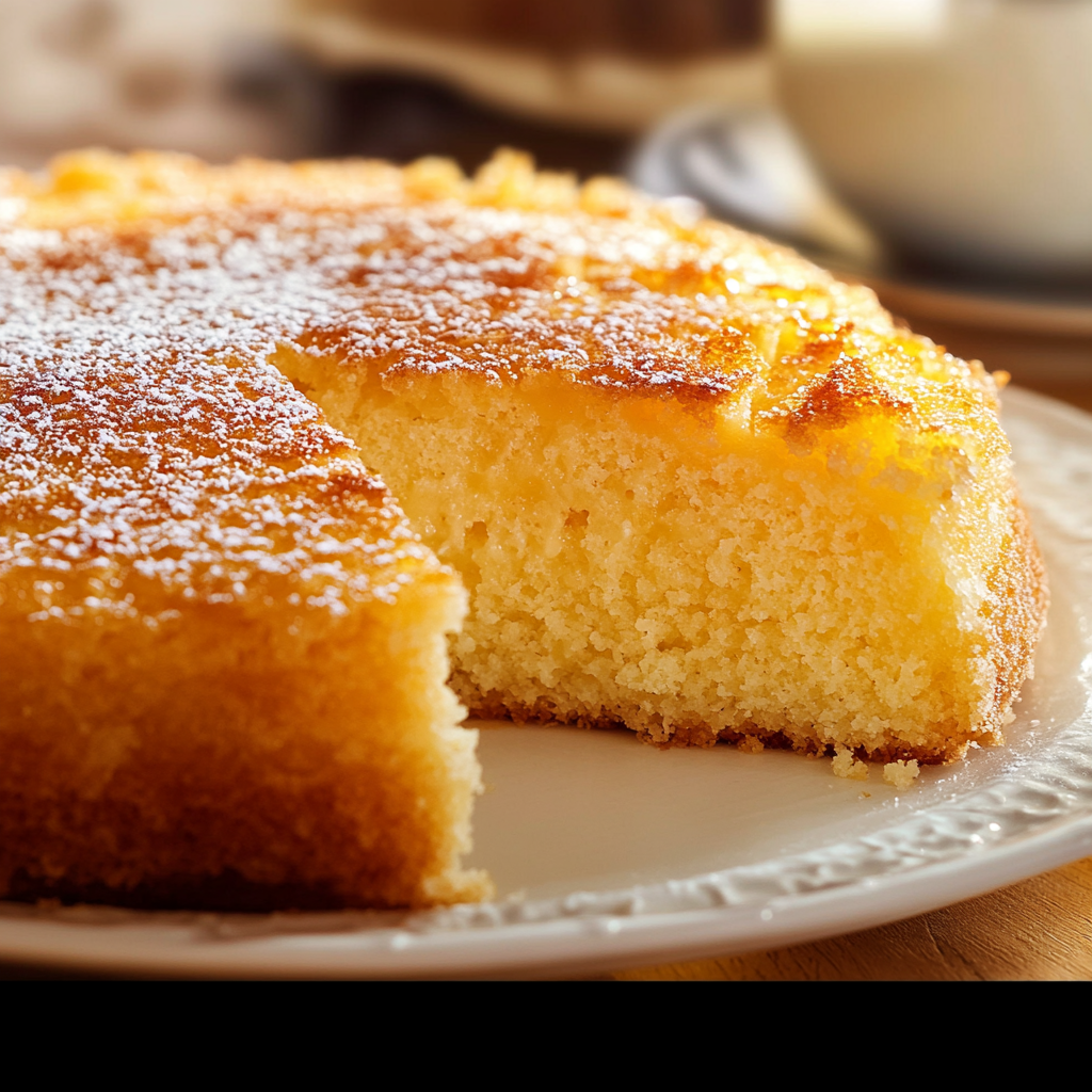 le Gâteau au lait et semoule