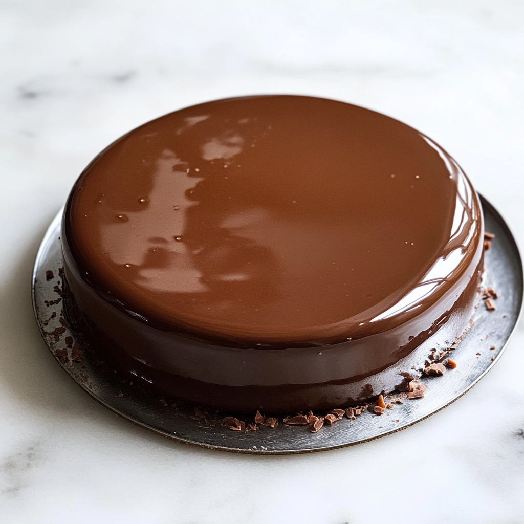 le Glaçage Miroir au Chocolat