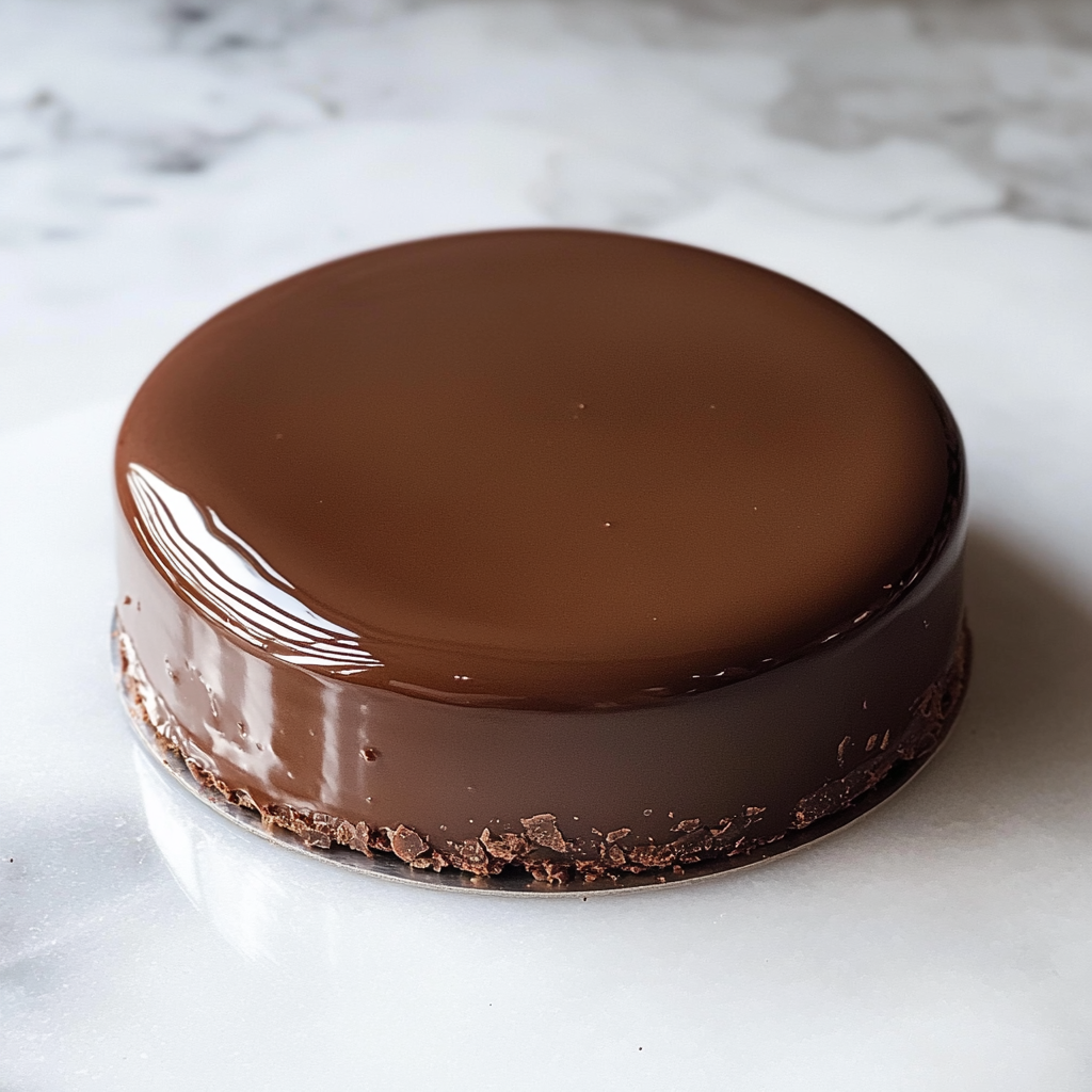 le Glaçage Miroir au Chocolat