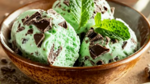 Glace Menthe Chocolat Maison