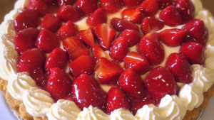 la tarte aux fraises chantilly