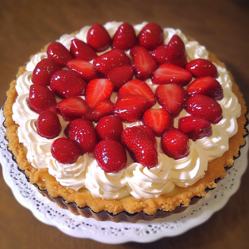 la tarte aux fraises chantilly