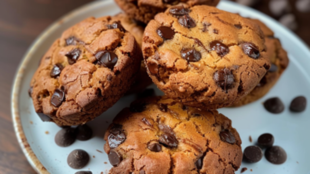 Biscuits moelleux au yaourt et chocolat Depuis recettemoderne.com