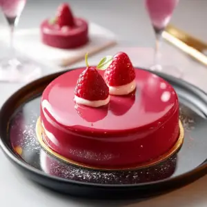 Glaçage Miroir à la Fraise: Recette Maison Éblouissante