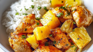 poulet ananas riz
