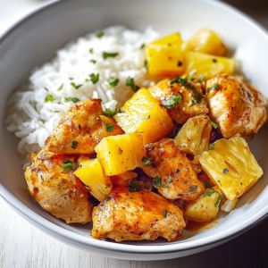 poulet ananas riz