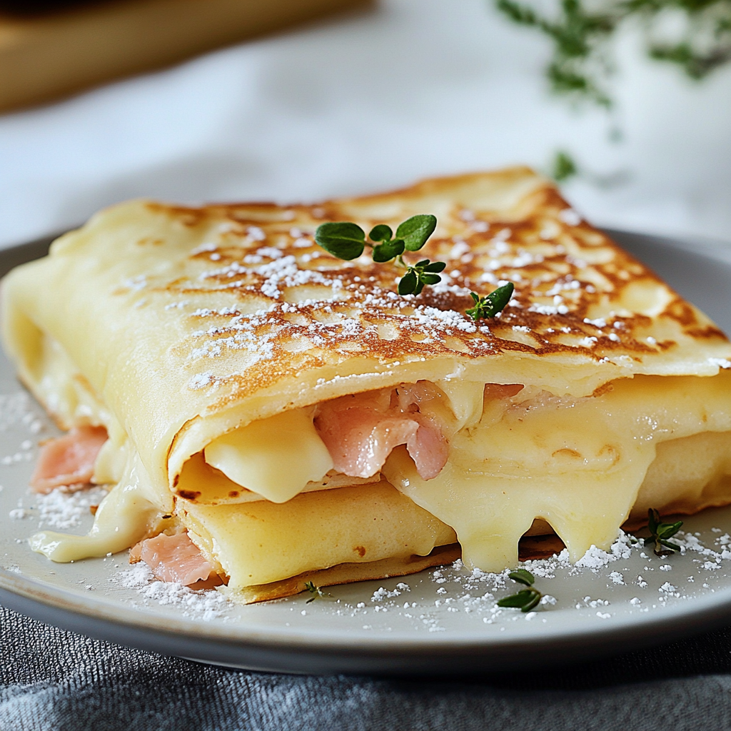 Recette Crêpes Croque-Monsieur : Savoureuses et Faciles !